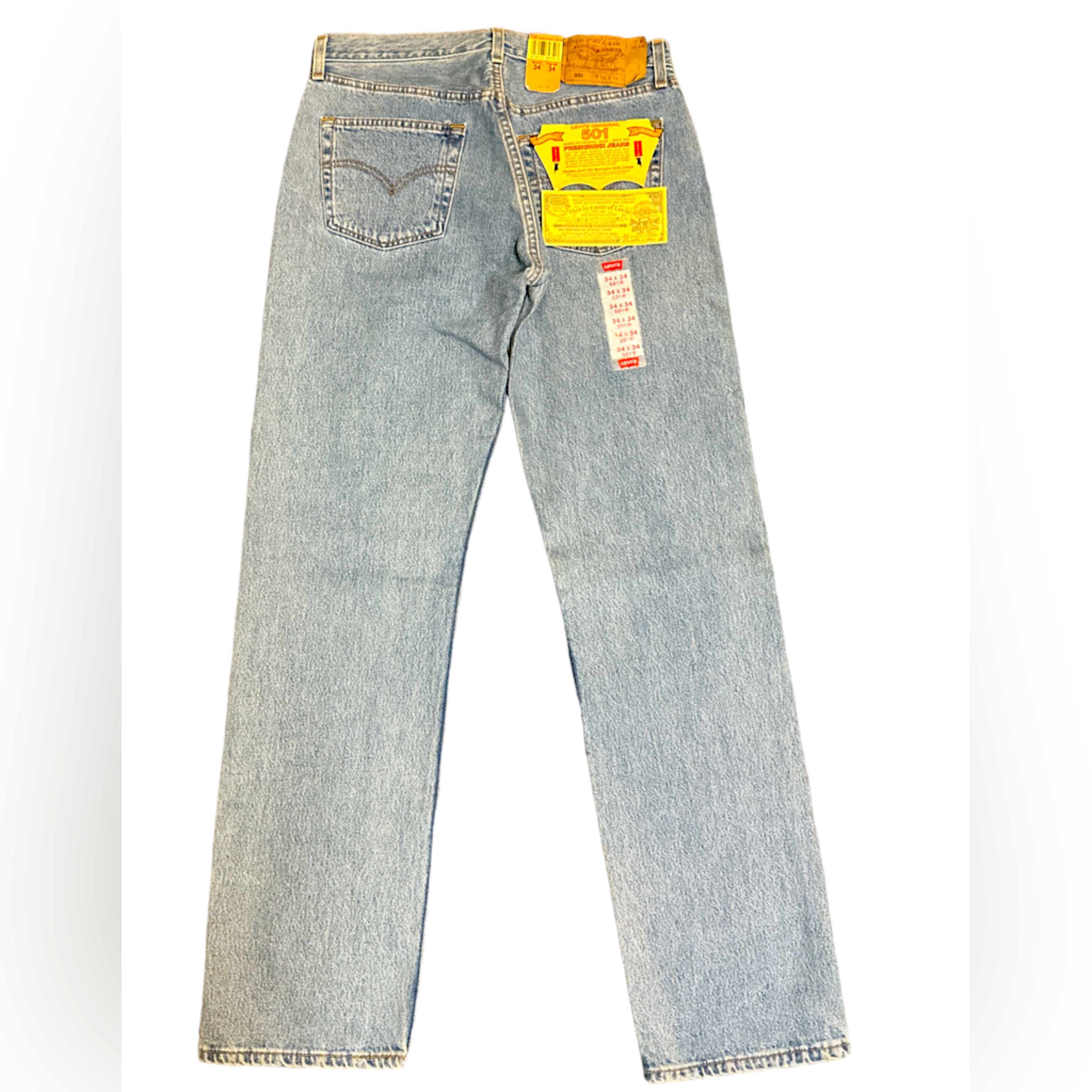 Levi's Men’s Vintage (11-00) 501 Classic Straight Medium Wash Jeans 34 X 34 (33)